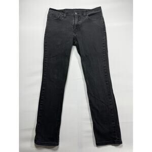 Levi's 511 Men's Slim Fit Straight Leg Black Denim Jeans - Size 32x30 (32x28.5)